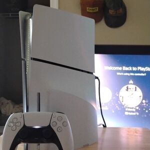 Sony PlayStation Console with Controller - White